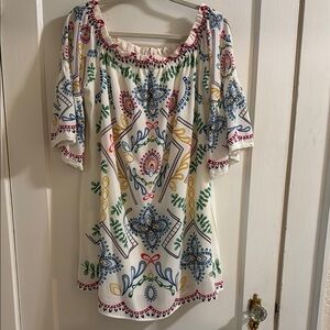 Boho Multicolor Mini Dress